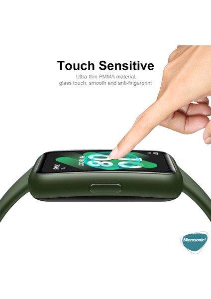 Huawei Band 10 Tam Kaplayan Nano Cam Ekran Koruyucu Siyah modelleri