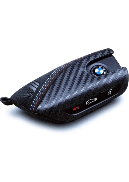 Bmw Orijinal M Performance Alcantara Anahtar Kılıfı - 2 Serisi X1 ve 7 Serisi X7-Ix