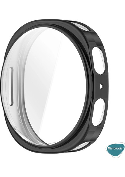 Samsung Galaxy Watch 8 44MM Kılıf Ekranı Tam Kaplayan 360 Full Round Soft Silicone Siyah modelleri