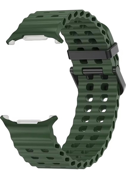 Samsung Galaxy Watch Ultra 2025 Kordon Flexi Sport Koyu Yeşil