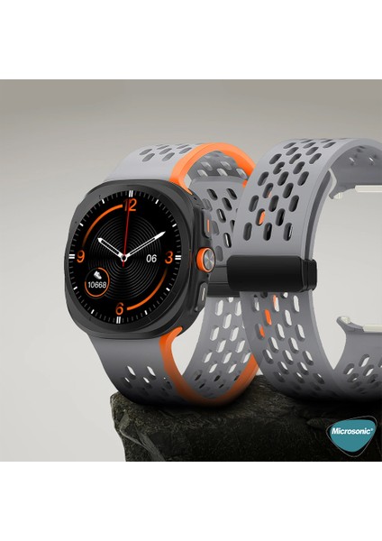 Samsung Galaxy Watch Ultra 2025 Kordon Orbit Oceanic Turuncu fırsatları