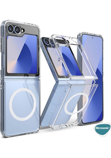 Samsung Galaxy Z Flip 6 Kılıf Magsafe Clear Soft Şeffaf fiyatları