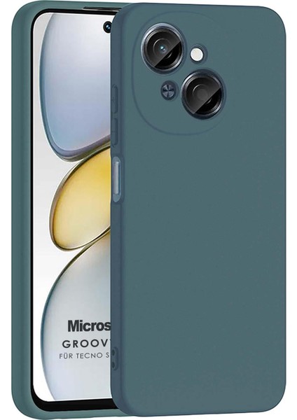 Tecno Spark Go 1 Kılıf Groovy Soft Koyu Yeşil