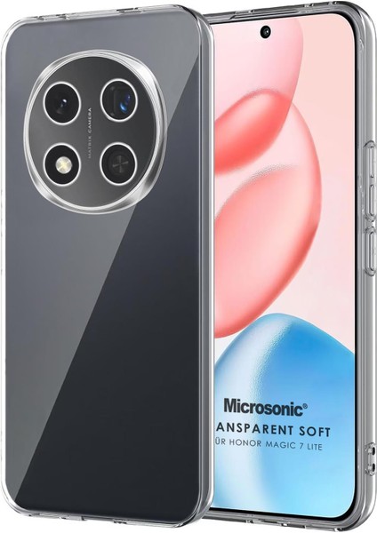Honor Magic 7 Lite Kılıf Transparent Soft Şeffaf