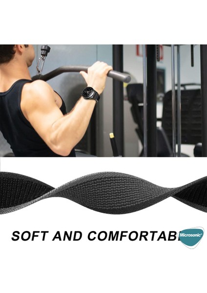 Samsung Galaxy Watch 6 Classic 47MM Kordon Hike Spiral Siyah fırsatları