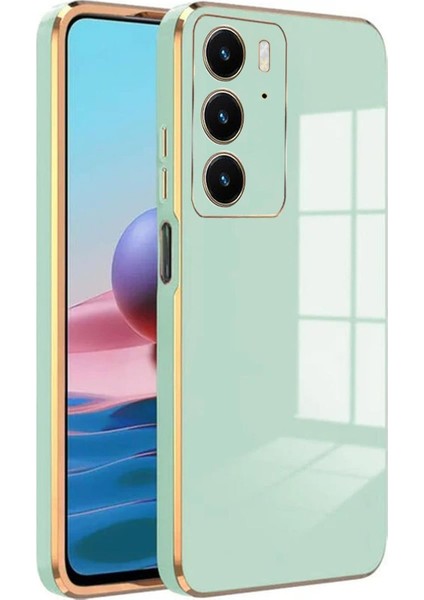 Realme C75 Kılıf Olive Plated Yeşil