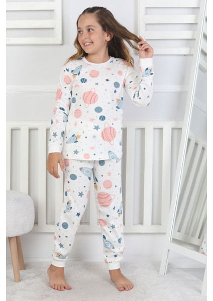 Gezegen Temalı Unisex Çocuk Pijama Takımı ( Kız - Erkek ) modelleri