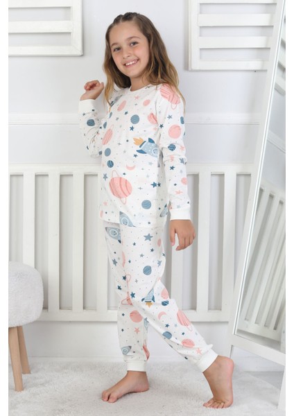 Gezegen Temalı Unisex Çocuk Pijama Takımı ( Kız - Erkek ) indirimleri