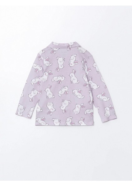 Lcw Baby Lila Gömlek Yaka Kız Bebek Pijama Takımı fırsatları