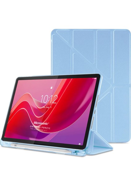 Lenovo Idea Tab Pro 12.7 TB-373FU Kılıf Origami Pencil Mavi