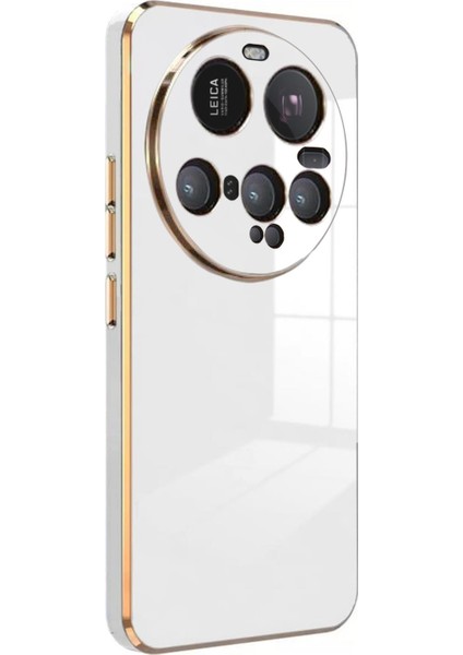 Xiaomi 15 Ultra Kılıf Olive Plated Beyaz