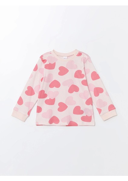 Lcw Baby Pembe Bisiklet Yaka Uzun Kollu Baskılı Kız Bebek Pijama Takımı fiyatları