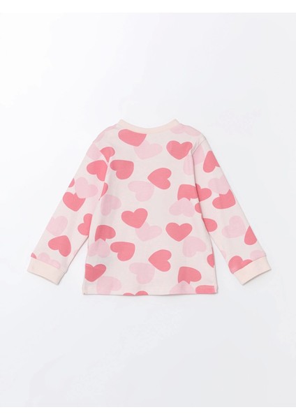 Lcw Baby Pembe Bisiklet Yaka Uzun Kollu Baskılı Kız Bebek Pijama Takımı fırsatları