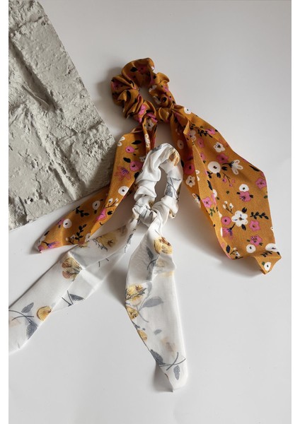 Fularlı Saç Tokası 2'li Paket modelleri