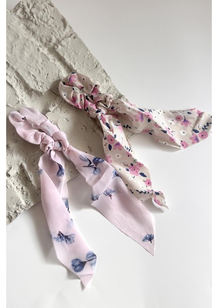 Fularlı Saç Tokası 2'li Paket modelleri