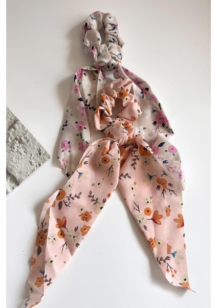 Fularlı Saç Tokası 2'li Paket modelleri