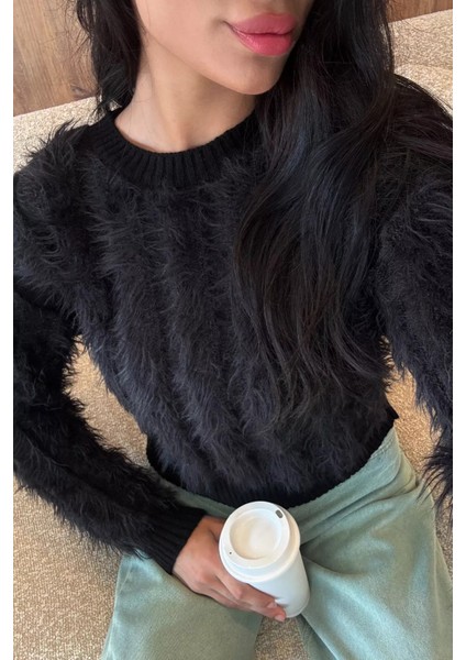 Kadın Sakallı Triko Kazak P-00017980 fiyatları