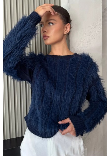 Kadın Sakallı Triko Kazak P-00017980 fiyatları