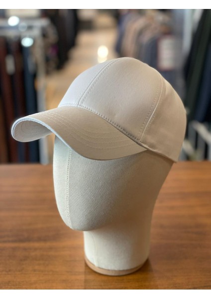 Düz Basic Gabardin Kumaş Nakışsız Cap Şapka
