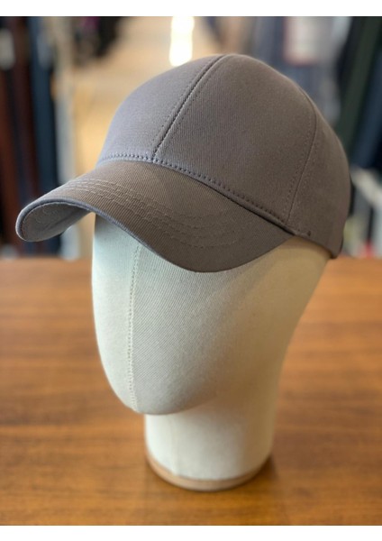 Düz Basic Gabardin Kumaş Nakışsız Cap Şapka