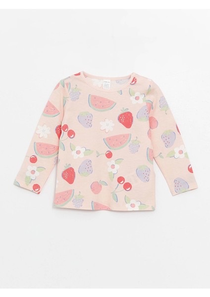 Lcw Baby Pembe Bisiklet Yaka Baskılı Kız Bebek Pijama Takımı fiyatları