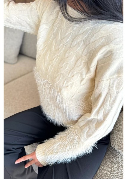 Sakallı Kadın Triko Kazak P-00017981 fiyatları