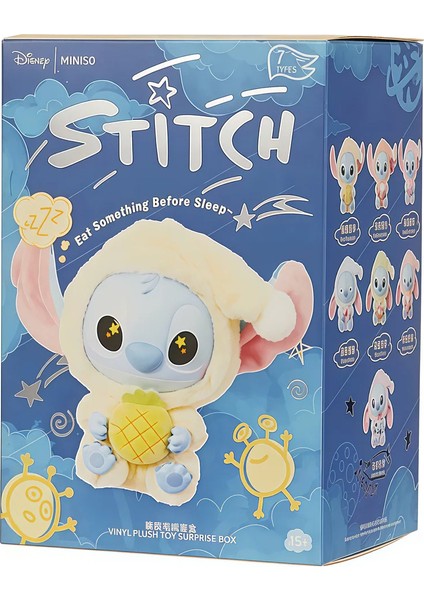 Peluş Stitch Koala Oyuncak Blind Box Konsept Sürpriz Paket Yeni Nesil Labubu Sürpriz Stitch Oyuncak Peluş Oyuncak Eat Something Before Sleep