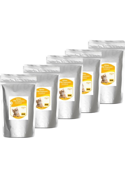 Anne Sütü Destekli Yavru Kedi Süt Tozu 200 gr x 5 Adet