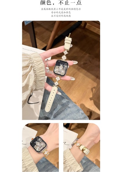 Huawei Watch Fit 4 Pro/fit 4/fit 3 Uyumlu Deri ve Inci Detaylı Kordon fiyatları