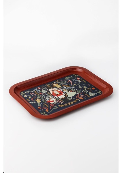 EE161-V1 Tales Nutcracker Desenli Dikdörtgen Tepsi 23X31 cm modelleri