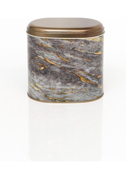 EF004-E4 Rock And Gold Light Desenli Oval Metal Saklama Kabı 11X15 cm fiyatları