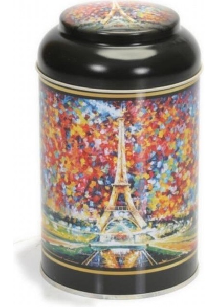 Afremov Paris Desenli Metal Erzak Saklama Kabı 1.4 lt - Çok Renkli fırsatları