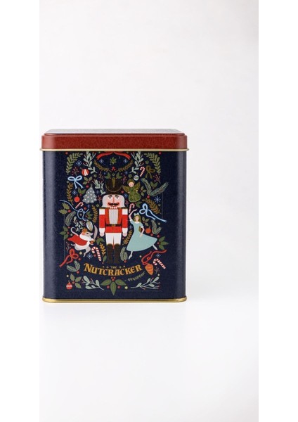 ER024-V1 Tales Nutcracker Desenli Kare Metal Saklama Kabı 12X12 cm fiyatları