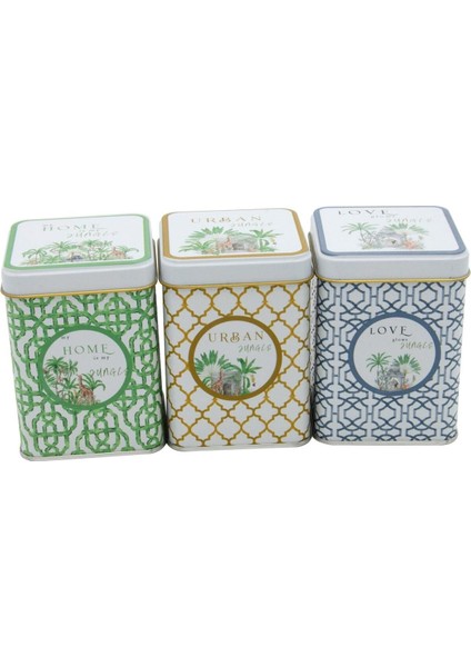 ERB24U3 Kare Metal Saklama Kabı 75X75 3 Lü Set, Forrest modelleri