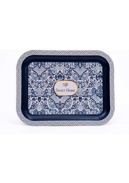 Azulejos Sweet Home Desenli Dikdörtgen Tepsi 23X31 cm fiyatları