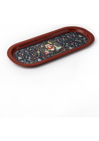 EE168-V1 Tales Nutcracker Desenli Oval Tepsi 16X35 cm fiyatları