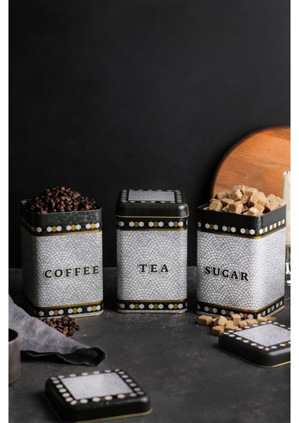 ERB09U1 Kare Saklama Kabı 105X105 3 Lü Set, Mosaic