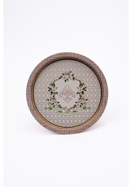 EE197-U7 Rosy Desenli Yuvarlak Tepsi 31.5 cm fiyatları