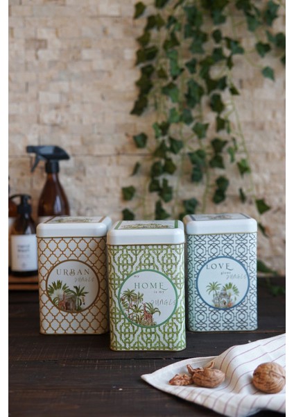 ERB09U3 Kare Saklama Kabı 105X105 3 Lü Set, Forrest