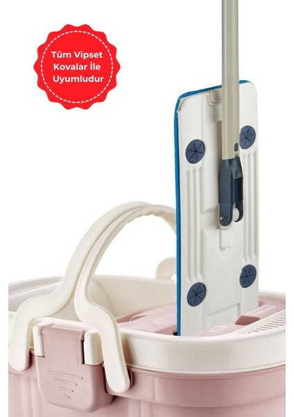 Beyaz Sprey Mop Set VP-497, Pratik ve Temizliğe Uygun Ev Temizlik Aleti indirimleri