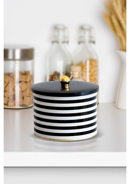 EF145-G9 Metal Yuvarlak Kutu 175 x 130 mm Topuz Kulplu 3.3 lt