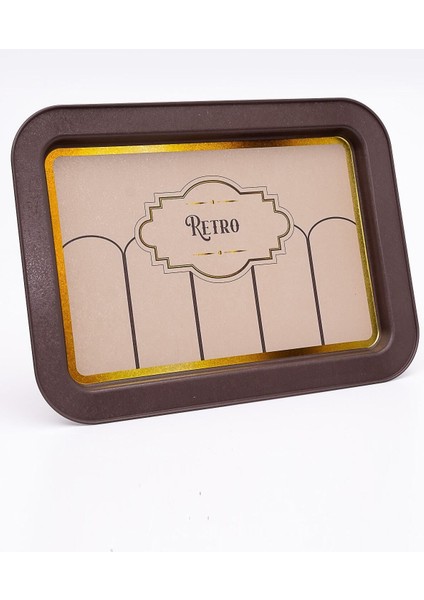 EE169-U6 Retro Desenli Dikdörtgen Tepsi 32X43 cm modelleri