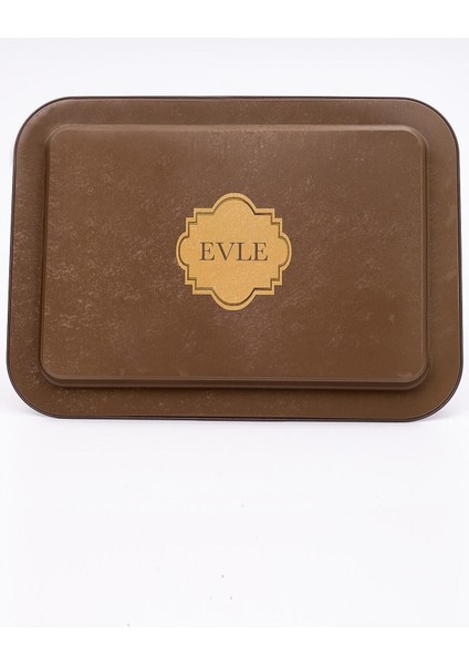 EE169-U6 Retro Desenli Dikdörtgen Tepsi 32X43 cm fırsatları