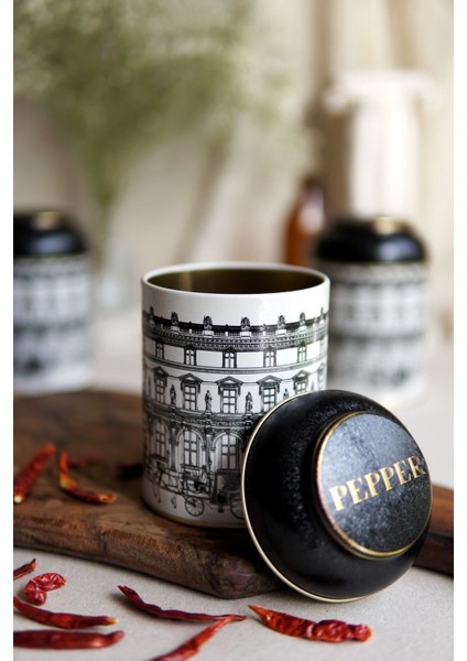 ER080-3L City Pepper Desenli Baharatlık 0,8 Lt