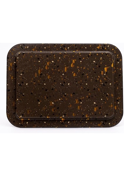 EE169-8G Terrazzo Brown Desenli Dikdörtgen Tepsi 32X43 cm fırsatları