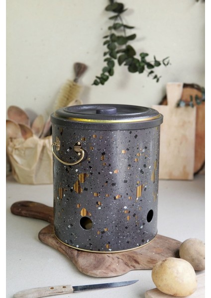 ER181-8G Terrazzo Brown Desenli Patates & Soğanlık