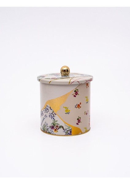 ER143-3I Kint Sugi Rose Desenli Yuvarlak Metal Saklama Kabı 14 cm fiyatları