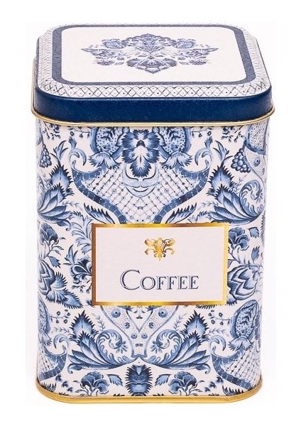 ER018-Y1 Azulejos Coffee Desenli Kare Metal Saklama Kabı 9x9 cm fiyatları