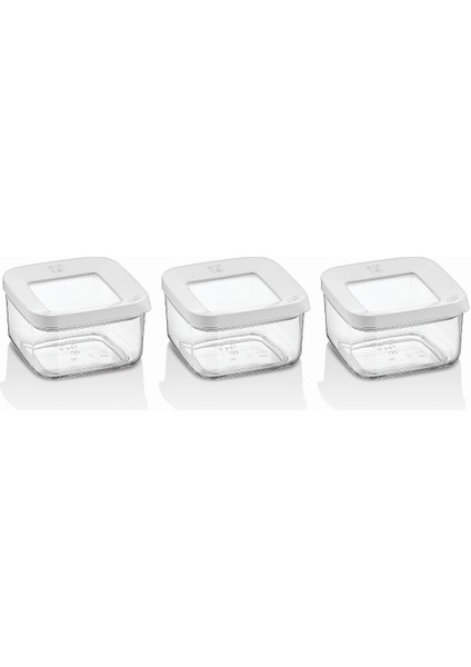 Kare Saklama Kabı 3 x 350 ml