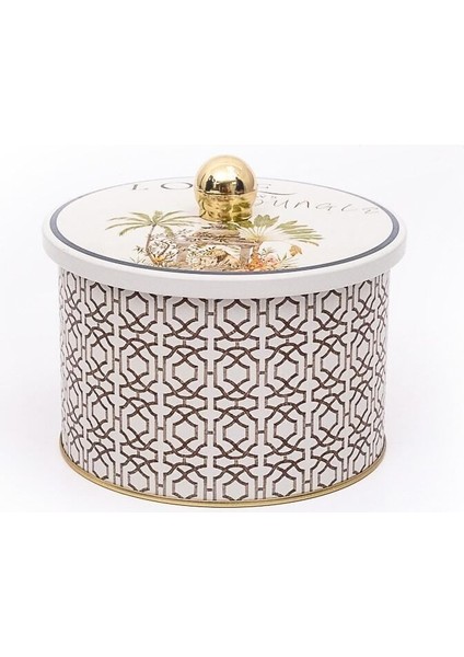ER141-2G Forrest Grey Desenli Yuvarlak Metal Saklama Kabı 14 cm fiyatları